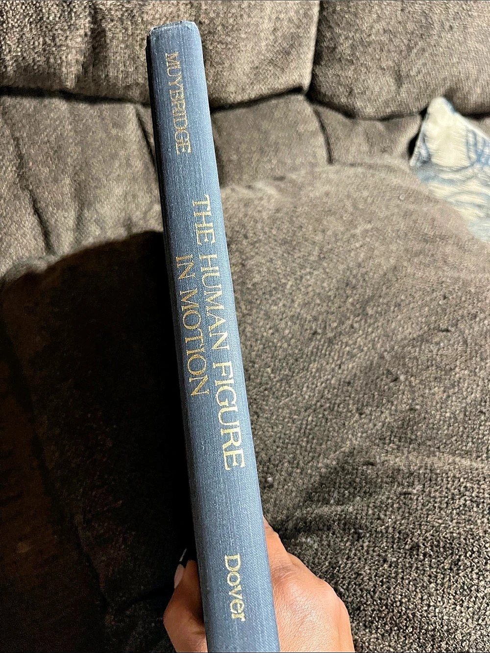 Dover The Human Figure in Motion Art Book in Blue Like New